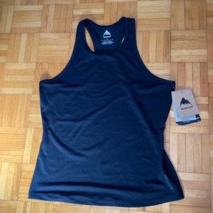 Burton black athletic tank top in size large